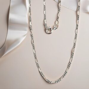 Silver Figaro Chain