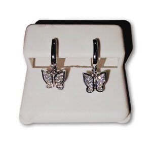 Butterfly Hoop Earrings
