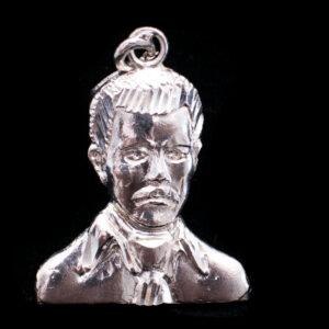 9.25 Silver Jesús Malverde Pendant